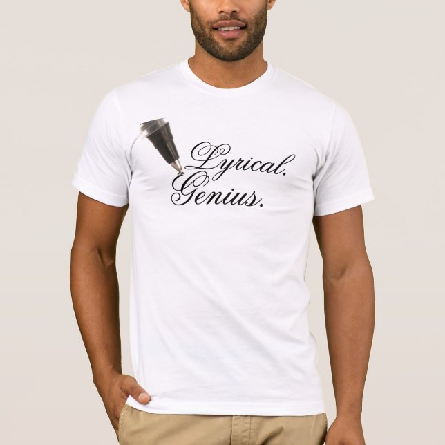 Lyrisches Genie T-Shirt (Vorderseite)