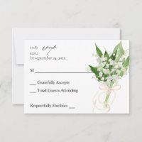 Lys de la Vallée Blanc Floral no Repas RSVP