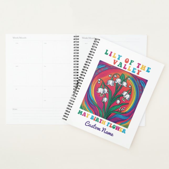 Lys de la vallée Élégante mai Mois de naissance Fl (Devant avec enveloppe)