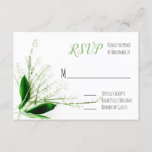 Lys de la vallée Mariage RSVP