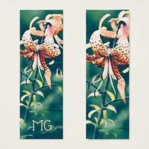 Lys de tigre avec Initiales