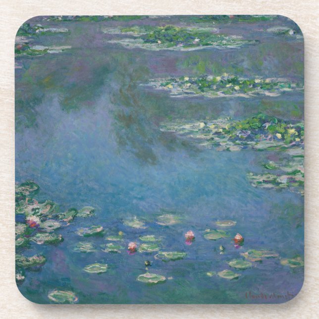 Lys d'eau par Dessous de verre Claude Monet (Devant)