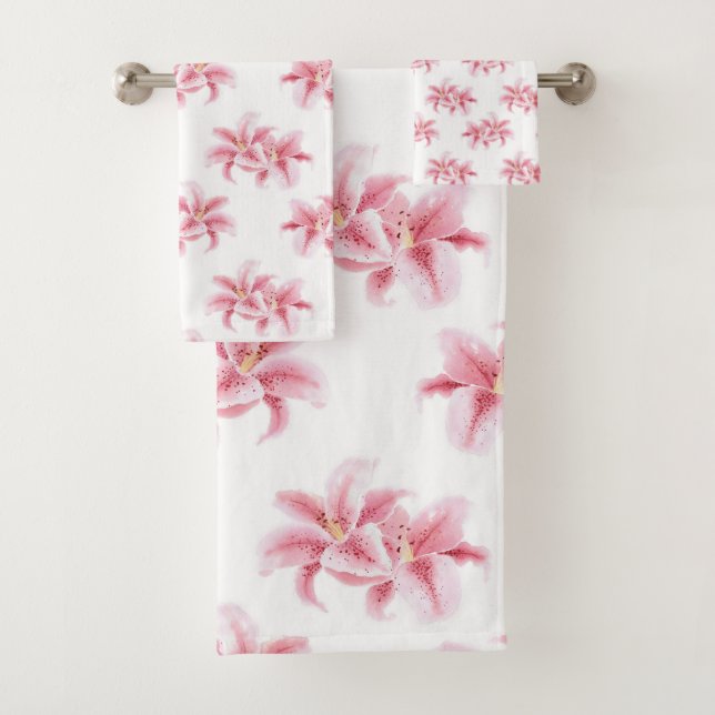 Lys Stargazer Rose (En situation)