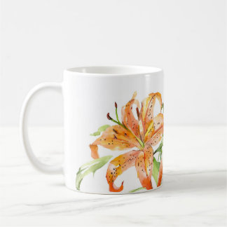 Lys tigre fleurs mug