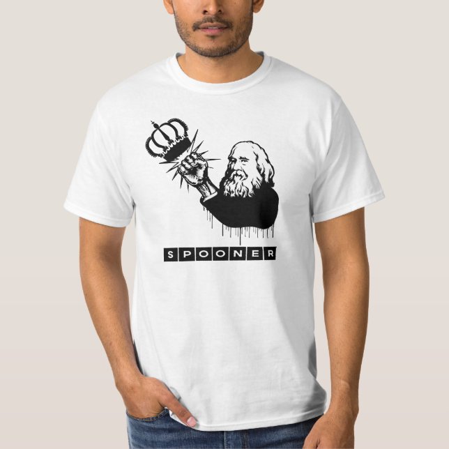 LYSANDER SPOONER KEINE MEISTER T-Shirt (Vorderseite)