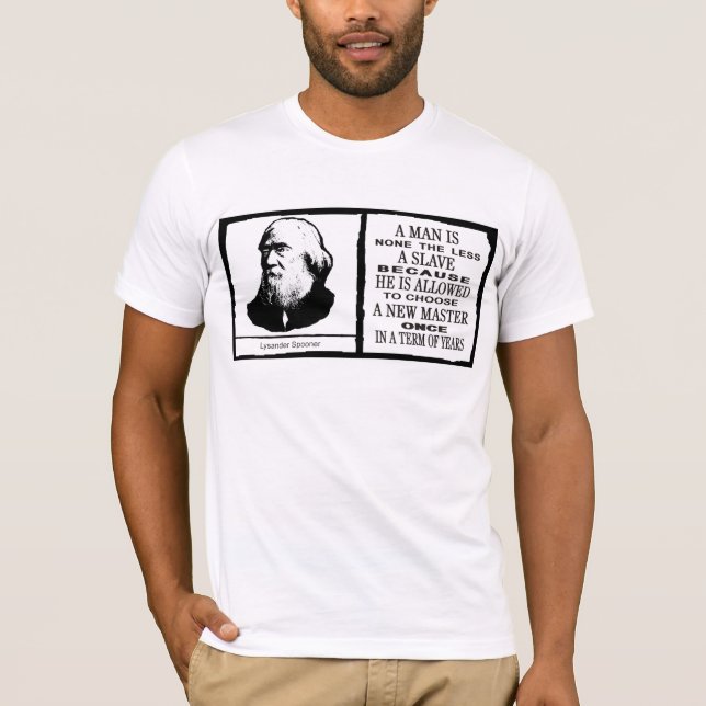 Lysander Spooner T-Shirt (Vorderseite)