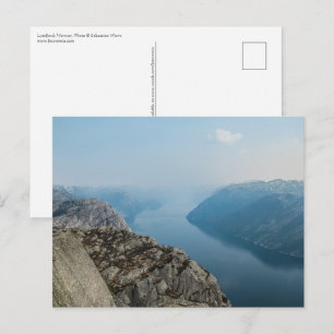 Lysefjord Norwegen Postkarte