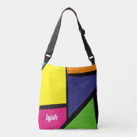 Lysh - Mehrfarbkreuz-Bag, mittel