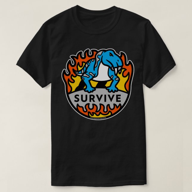 Lystrosaurus Survive T-Shirt (Design vorne)