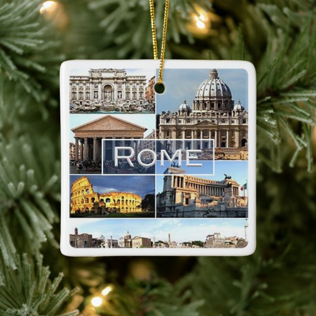 LZO002 ROM, Latium, Italien, Keramikornament (Baum)