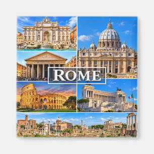 LZO002 ROM, Latium, Italien, Kühlschrank Magnet