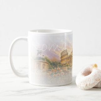 LZO01A mosaïque de ROME, Latium, Italie, Tasse à c