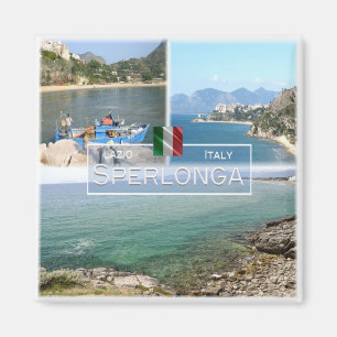 LZO021 SPERLONGA - Latium - Italien - Kühlschrank Magnet