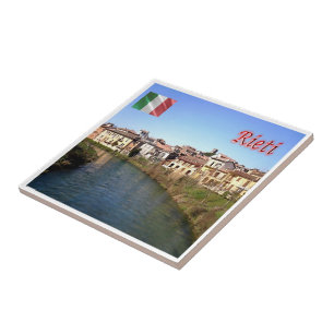 LZO022 RIETI, Fluss Velino, Italien, Fliese