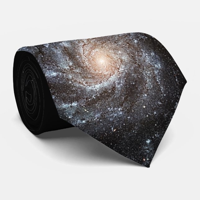 M101 Pinwheel Spiral Galaxy NASA Space Foto Krawatte (Gerollt)