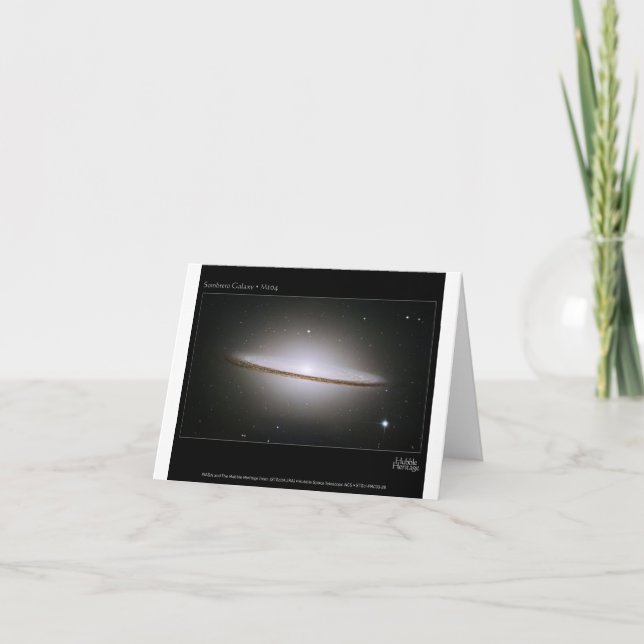 M104, the Sombrero Galaxy (NGC 4594) Karte (Vorderseite)