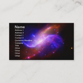 M106 Spiralgalaxie-Emission NASA Visitenkarte