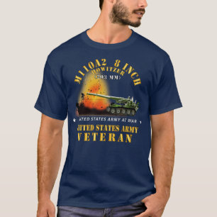 M110A2 8 Zoll 203 mm Howitzer Veteran w Fire atX T-Shirt
