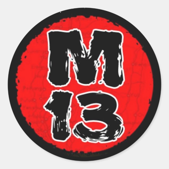M13 Aufkleber (Vorderseite)