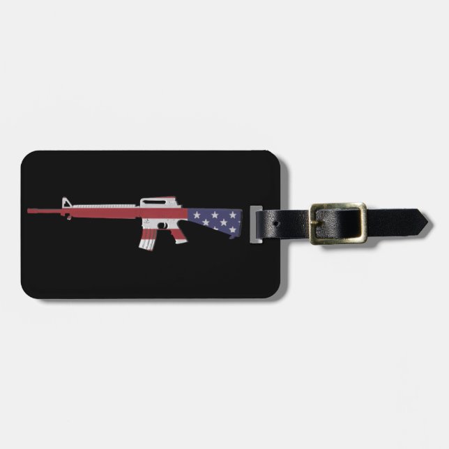 M16 Amerika Gepäckanhänger (Vorderseite horizontal)