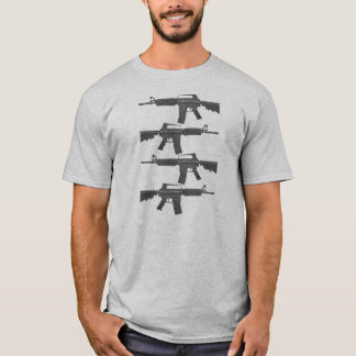 M16 %pipe % AR15 = spaltete Melonen auf T-Shirt