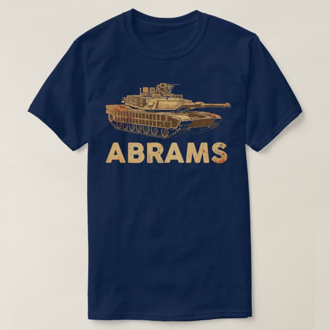 M1 Abrams American Tank3 T-Shirt (Design vorne)