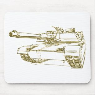 M1 Abrams Behälter Mousepad