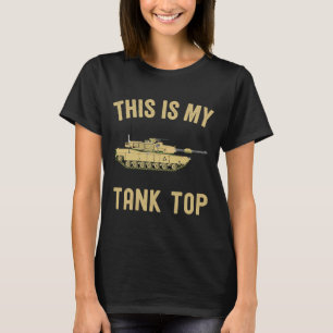 M1 Abrams Dies ist mein Tank-Top-Militärfahrzeug T-Shirt