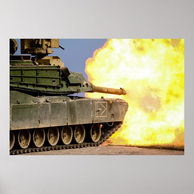 M1 Abrams Tank Poster (Vorne)
