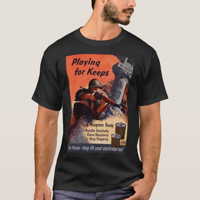 M1 Garand-Handfeuerwaffen Weltkrieg 2 Shirt (Vorderseite)