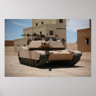 M1A1 Abrams Hauptkampftank Poster