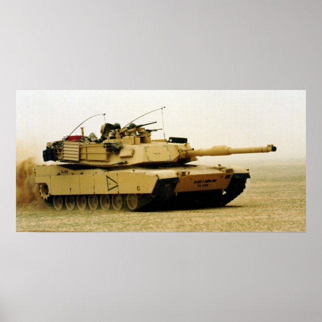M1A1 Abrams Tank Poster (Vorne)