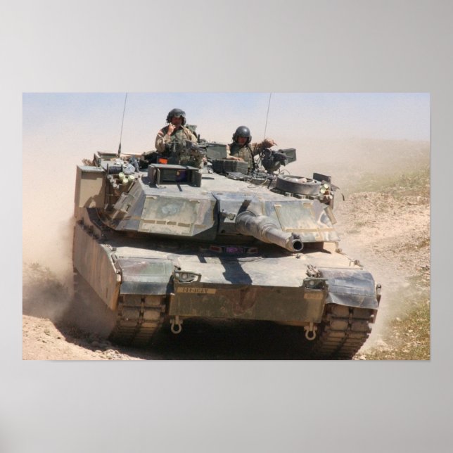 M1A1 Abrams Tank Poster (Vorne)