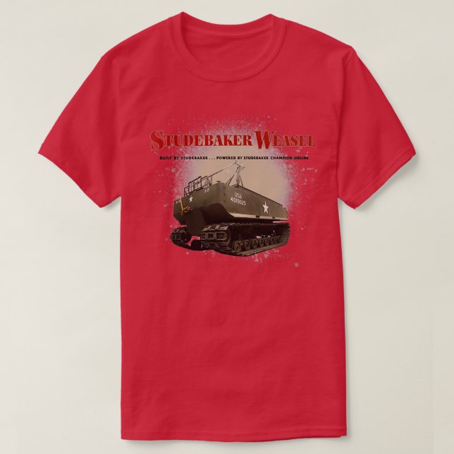 M29 Studebaker Weasel  T-Shirt (Design vorne)