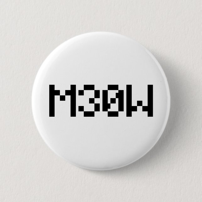 M30W [Leetspeak Animal Sounds] Button (Vorderseite)
