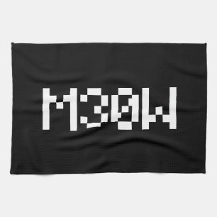 M30W [Leetspeak Animal Sounds] Geschirrtuch
