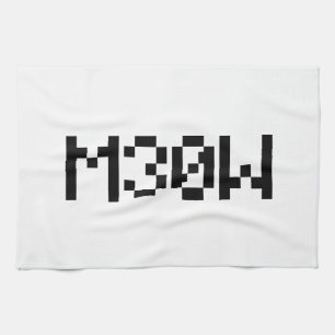 M30W [Leetspeak Animal Sounds] Geschirrtuch