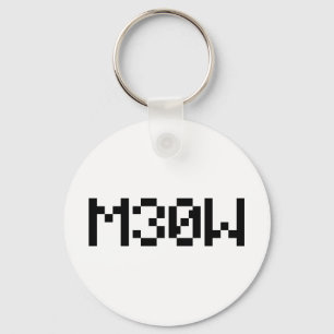 M30W [Leetspeak Animal Sounds] Schlüsselanhänger