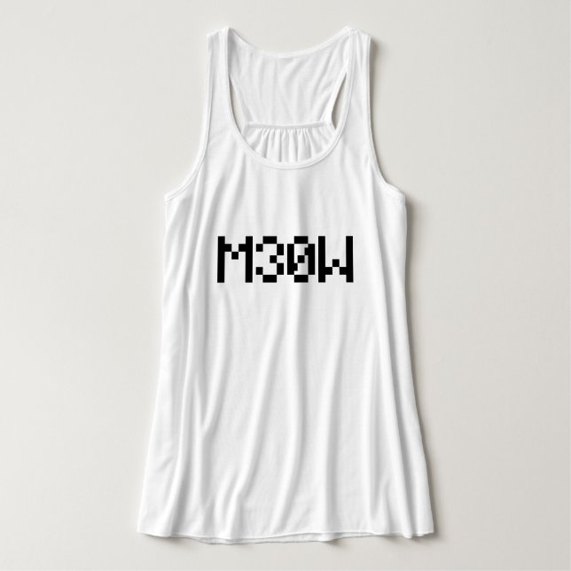 M30W [Leetspeak Animal Sounds] Tank Top (Design Vorderseite)