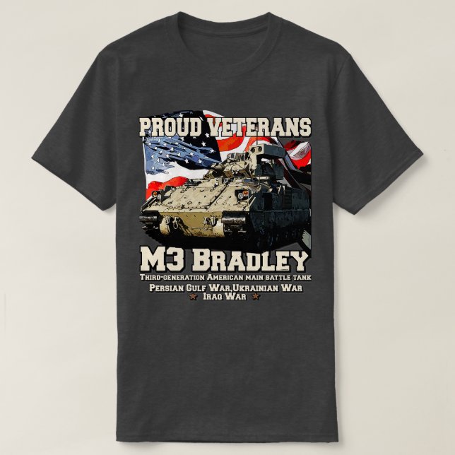 M3 Bradley Veterans T-Shirt (Design vorne)
