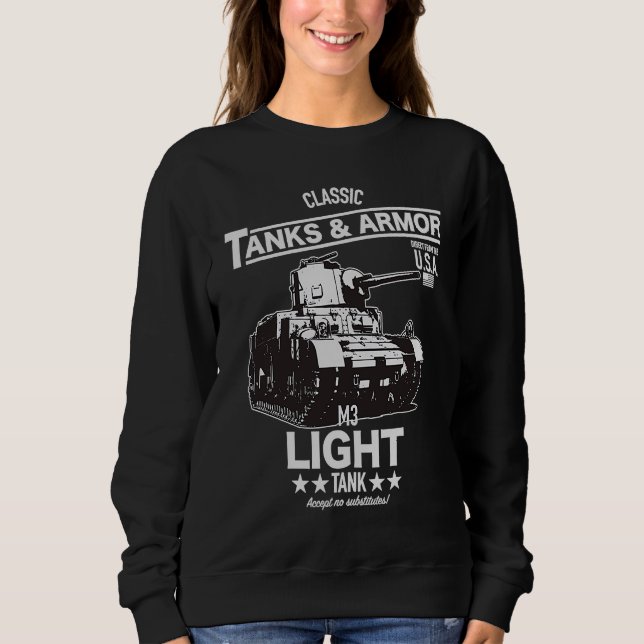 M3 Leichter Panzer Sweatshirt (Vorderseite)