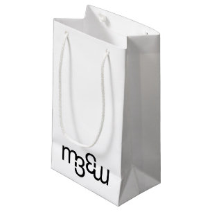 m3galleryStudio Monogramm kleine Glossartentasche Kleine Geschenktüte