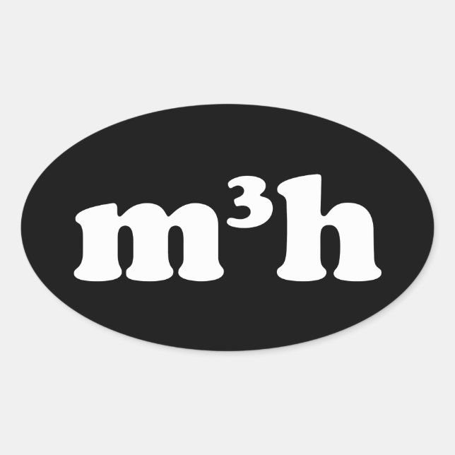 m3h ovaler aufkleber (Vorderseite)
