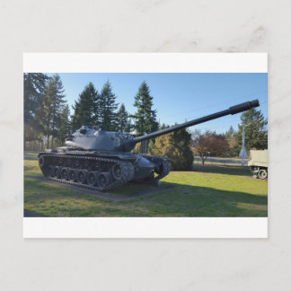 M48-Panzer Patton Historisches Militärfahrzeug Postkarte