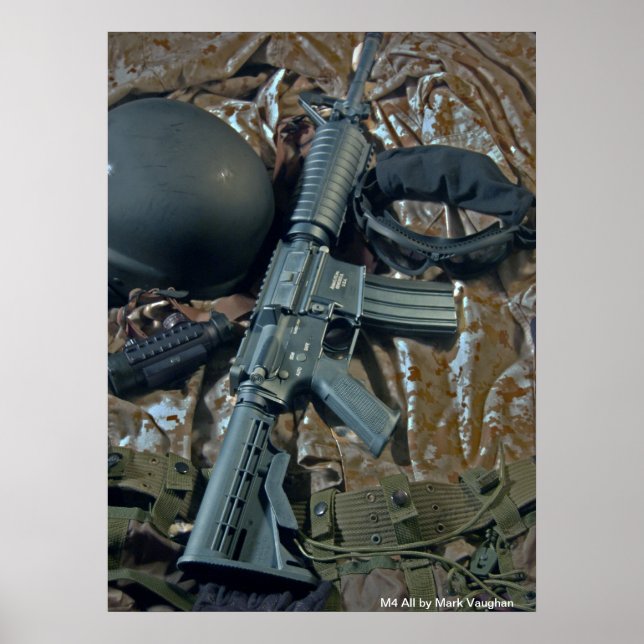 M4 All by Mark Vaughan Poster (Vorne)