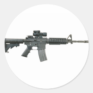 M4 RUNDER AUFKLEBER