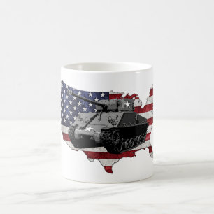 M4 Sherman Behälter Kaffeetasse