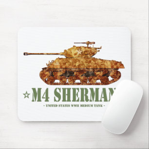 M4 Sherman Weltkrieg Zweiter Amerikanischer Mittel Mousepad