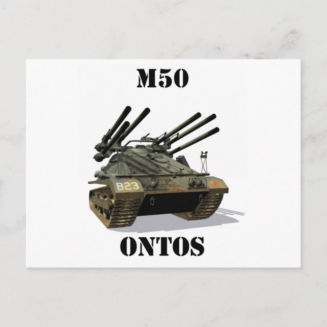 M50 Ontos Postkarte (Vorderseite)