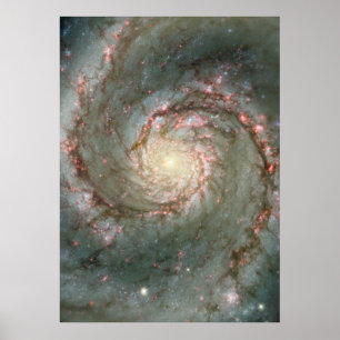 M51 enormes Plakat - Strudel-Spiralarm